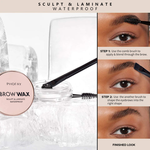 Brow sculpting and shaping wax